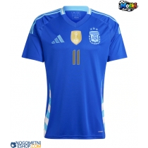 Moški Nogometni dresi Argentina Angel Di Maria #11 Gostujoči Copa America 2024 Kratek Rokav